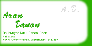 aron danon business card
